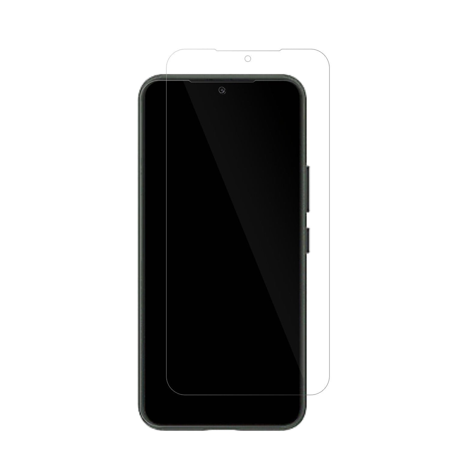 SamsungGalaxy S23 mit aufgebrachter dipos Displayschutzfolie, glasklare Darstellung ohne Einschränkungen