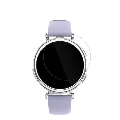 Sanorum1.27 Zoll Smartwatch mit aufgebrachter dipos Displayschutzfolie, glasklare Darstellung ohne Einschränkungen