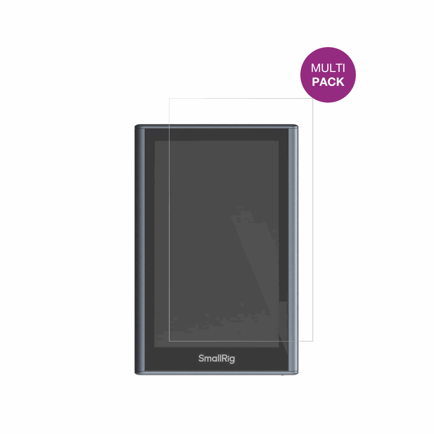 SmallRigWireless Monitor 4850B mit aufgebrachter dipos Displayschutzfolie, glasklare Darstellung ohne Einschränkungen