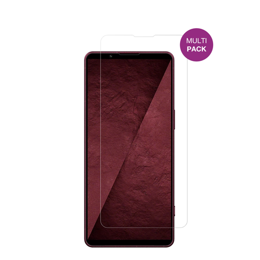 SonyXperia 1 VIII mit aufgebrachter dipos Displayschutzfolie, glasklare Darstellung ohne Einschränkungen