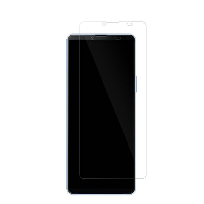 SonyXperia 10 V mit aufgebrachter dipos Displayschutzfolie, glasklare Darstellung ohne Einschränkungen