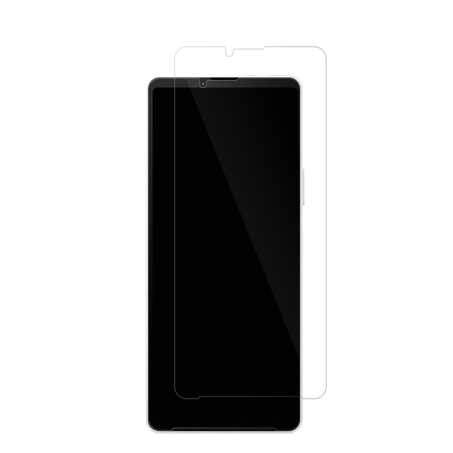 SonyXperia 10 VI mit aufgebrachter dipos Displayschutzfolie, glasklare Darstellung ohne Einschränkungen