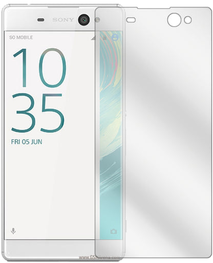SonyXperia XA Ultra mit aufgebrachter dipos Displayschutzfolie, glasklare Darstellung ohne Einschränkungen