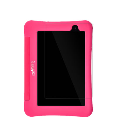 SoyMomoTablet Pro 2.0 mit aufgebrachter dipos Displayschutzfolie, glasklare Darstellung ohne Einschränkungen