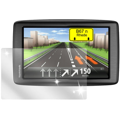 Start 60 MTomTom mit aufgebrachter dipos Displayschutzfolie, glasklare Darstellung ohne Einschränkungen