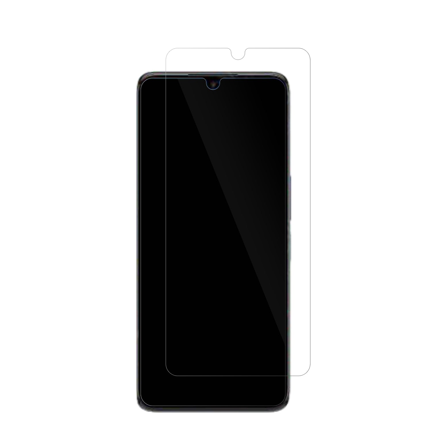 TCL30 5G mit aufgebrachter dipos Displayschutzfolie, glasklare Darstellung ohne Einschränkungen