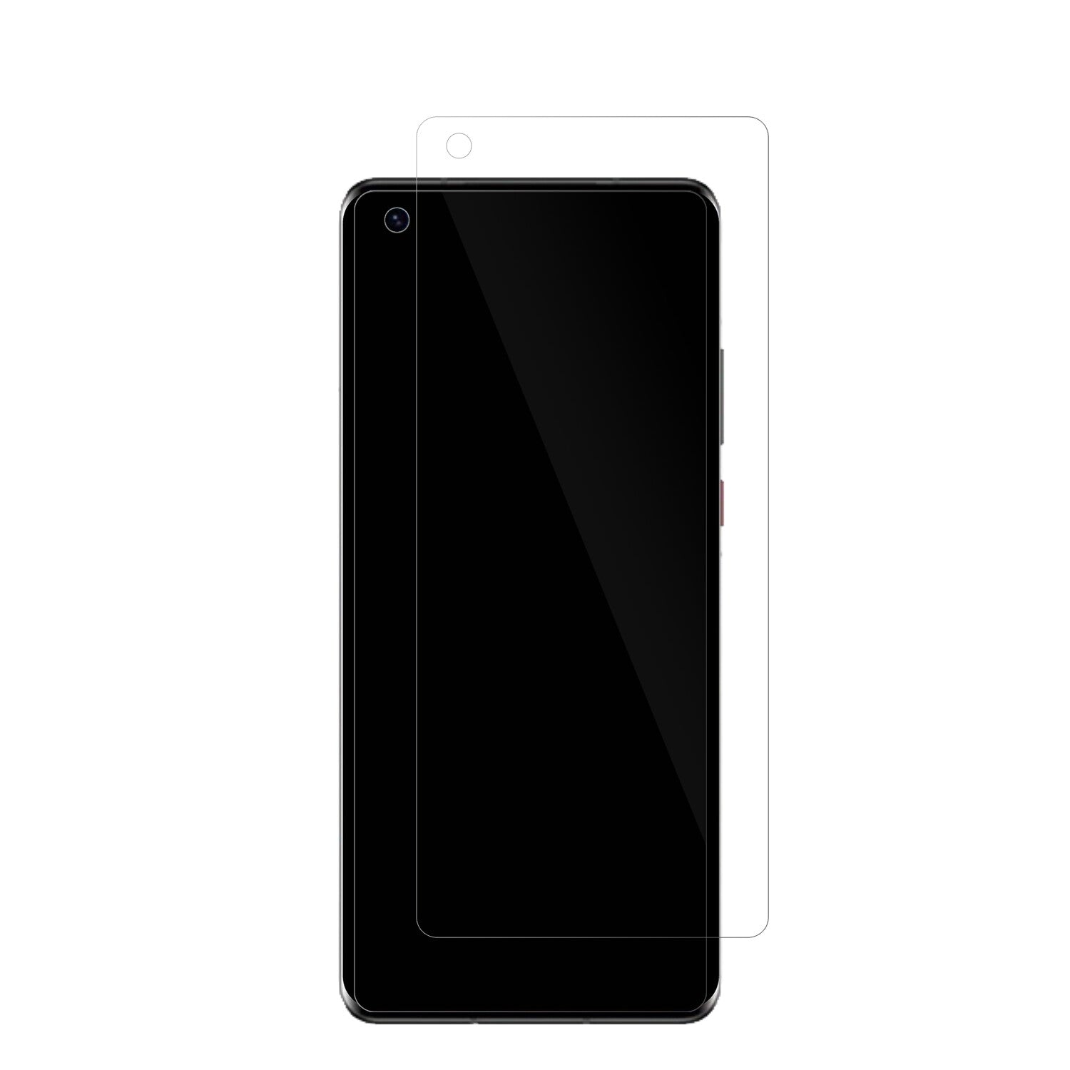 TD TechM40 mit aufgebrachter dipos Displayschutzfolie, glasklare Darstellung ohne Einschränkungen
