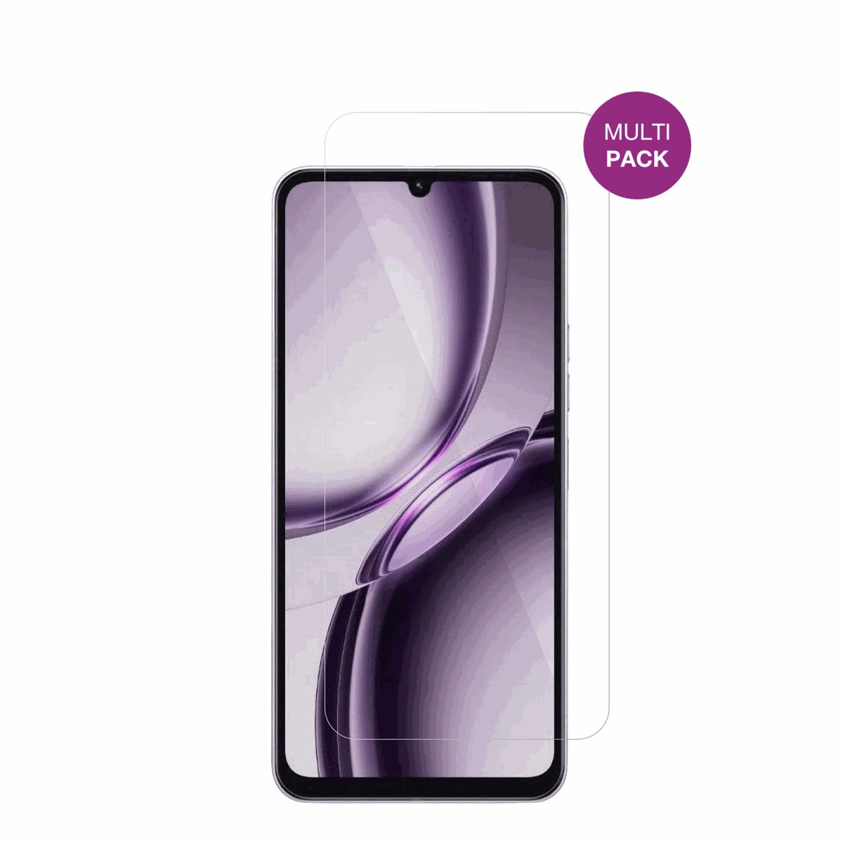 TecnoPop 20 mit aufgebrachter dipos Displayschutzfolie, glasklare Darstellung ohne Einschränkungen