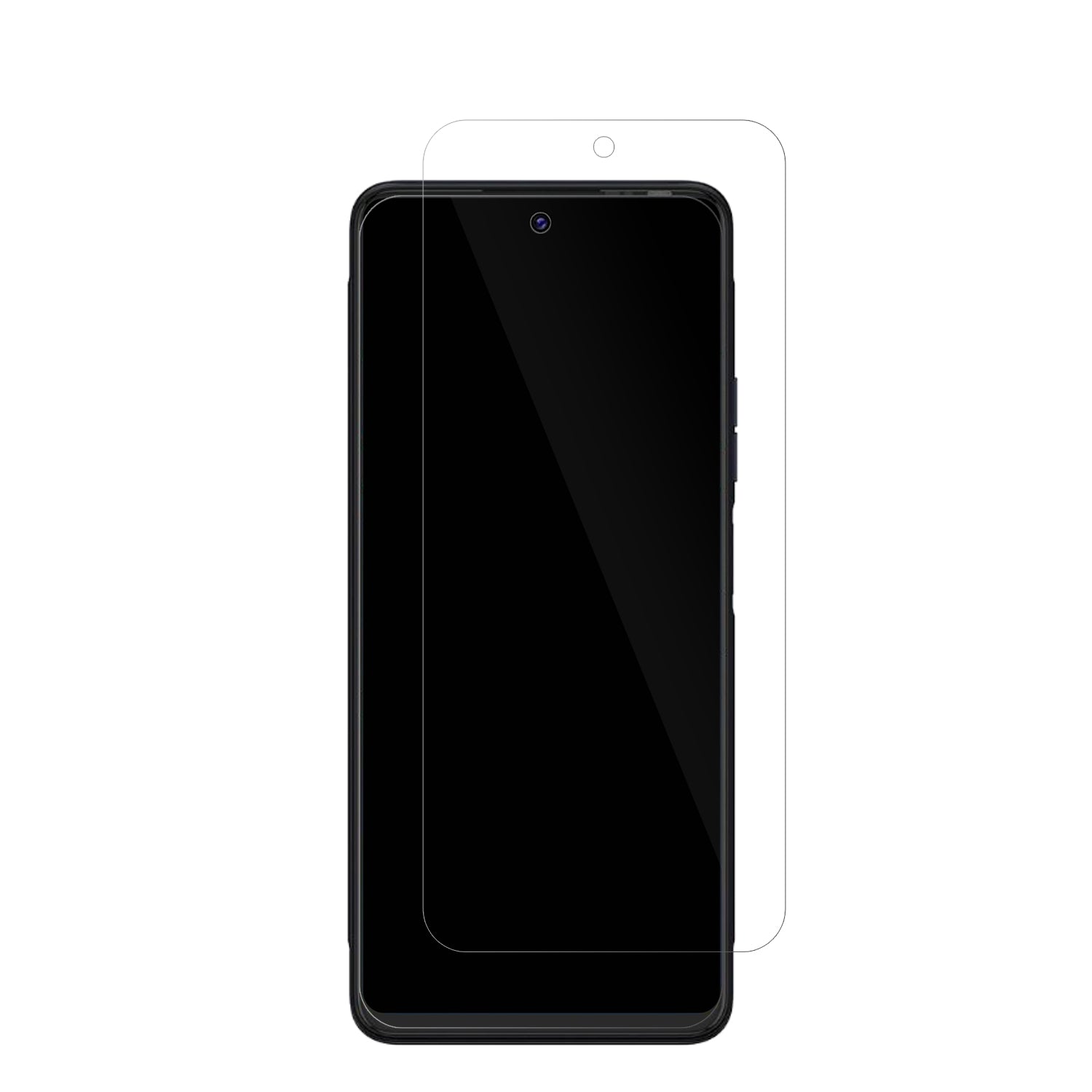 TecnoPova 3 mit aufgebrachter dipos Displayschutzfolie, glasklare Darstellung ohne Einschränkungen