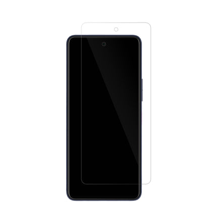 TelekomT Phone 2 Pro mit aufgebrachter dipos Displayschutzfolie, glasklare Darstellung ohne Einschränkungen