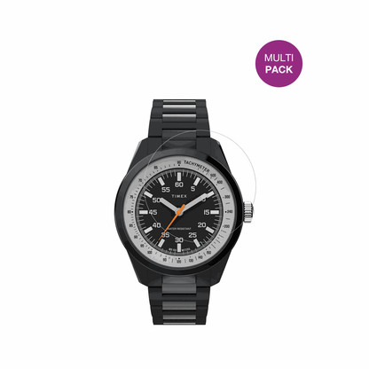 TimexHuckberry x Timex 1979 mit aufgebrachter dipos Displayschutzfolie, glasklare Darstellung ohne Einschr�nkungen