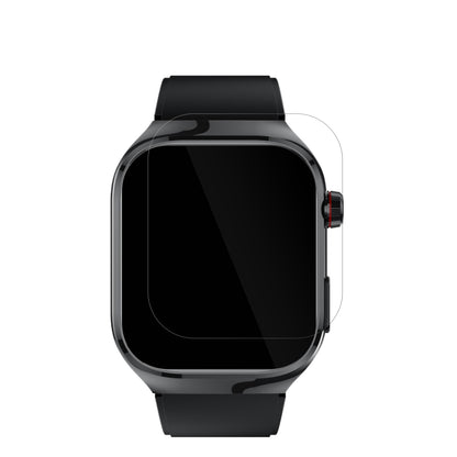 TK16Smartwatch 2.04 Zoll mit aufgebrachter dipos Displayschutzfolie, glasklare Darstellung ohne Einschränkungen