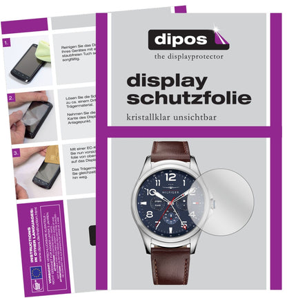 TommyHilfiger TH24/7 You mit aufgebrachter dipos Displayschutzfolie, glasklare Darstellung ohne Einschränkungen