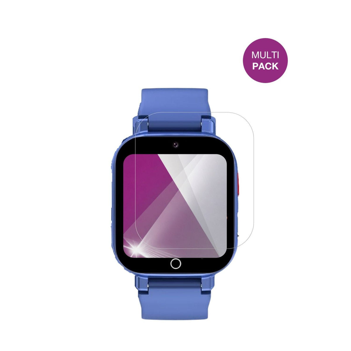 6x Schutzfolie klar für Transformers Smartwatch Kinder 4G Display-Schutzfolie