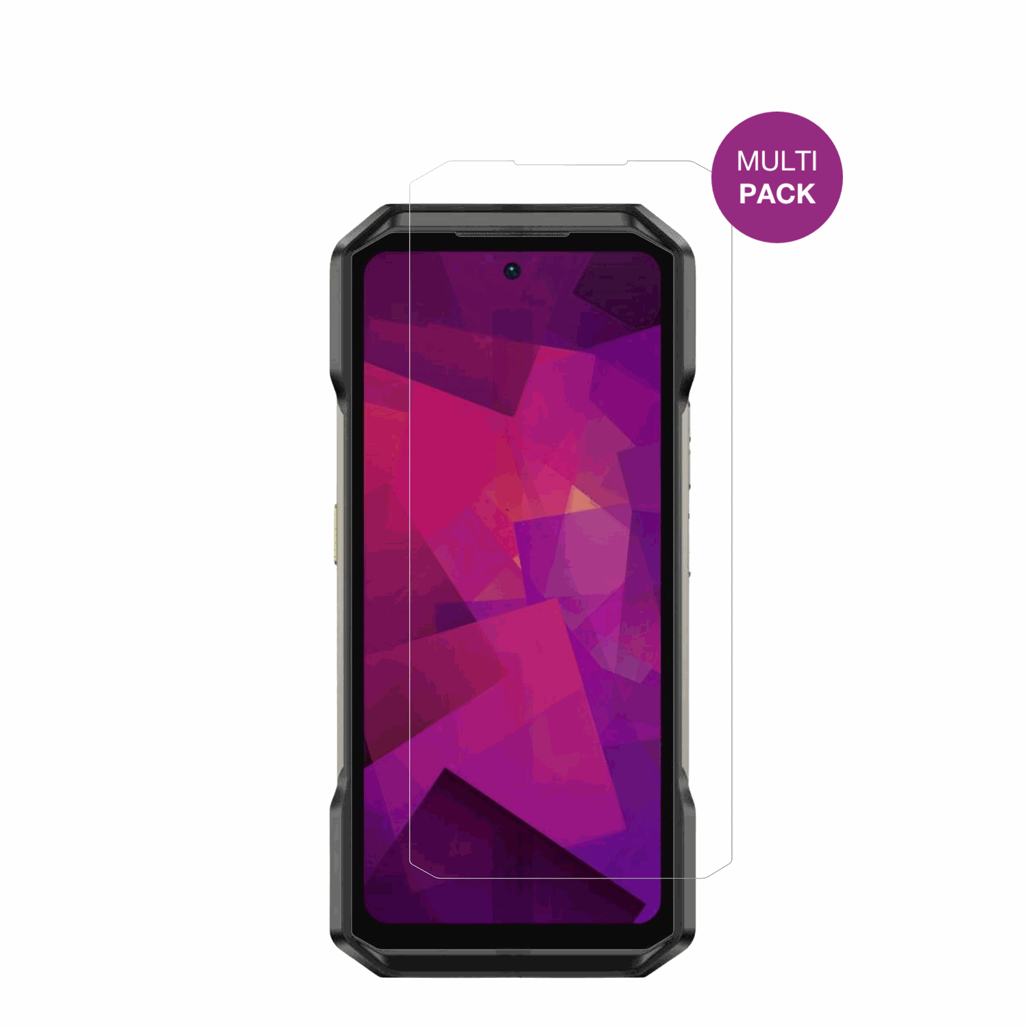 UlefoneArmor 27T Pro Plus mit aufgebrachter dipos Displayschutzfolie, glasklare Darstellung ohne Einschränkungen