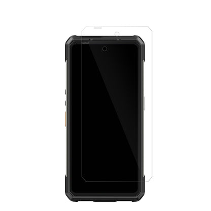UlefoneArmor 34 Outdoor mit aufgebrachter dipos Displayschutzfolie, glasklare Darstellung ohne Einschränkungen