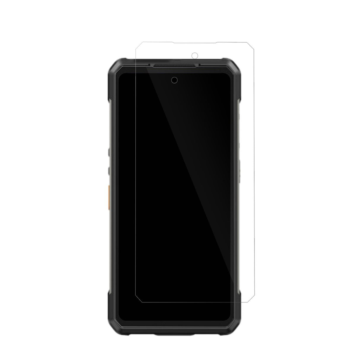 UlefoneArmor 34 Pro mit aufgebrachter dipos Displayschutzfolie, glasklare Darstellung ohne Einschränkungen