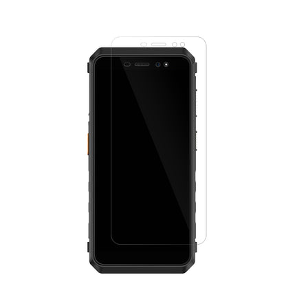 UlefonePower Armor X11 mit aufgebrachter dipos Displayschutzfolie, glasklare Darstellung ohne Einschränkungen