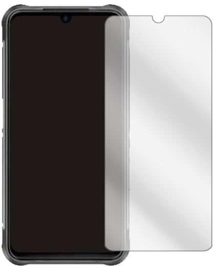 UmidigiBison mit aufgebrachter dipos Displayschutzfolie, glasklare Darstellung ohne Einschränkungen