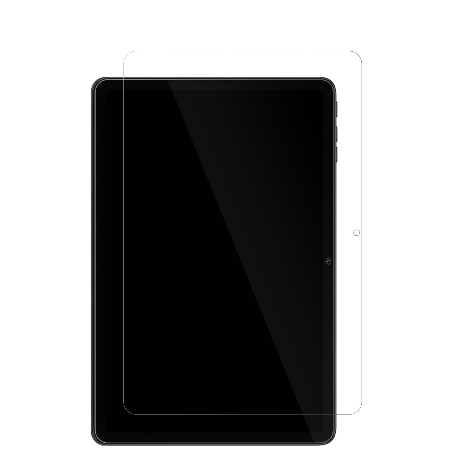 UmidigiG3 Tab ultra mit aufgebrachter dipos Displayschutzfolie, glasklare Darstellung ohne Einschränkungen