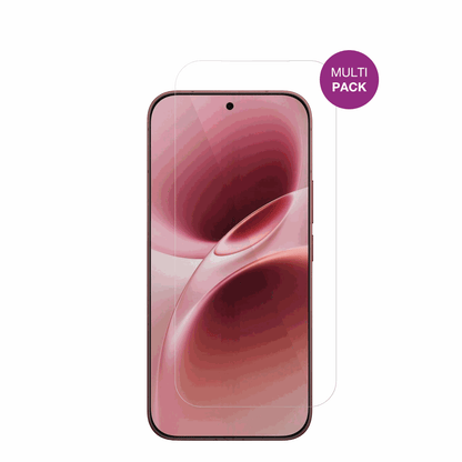 VivoV70 mit aufgebrachter dipos Displayschutzfolie, glasklare Darstellung ohne Einschränkungen