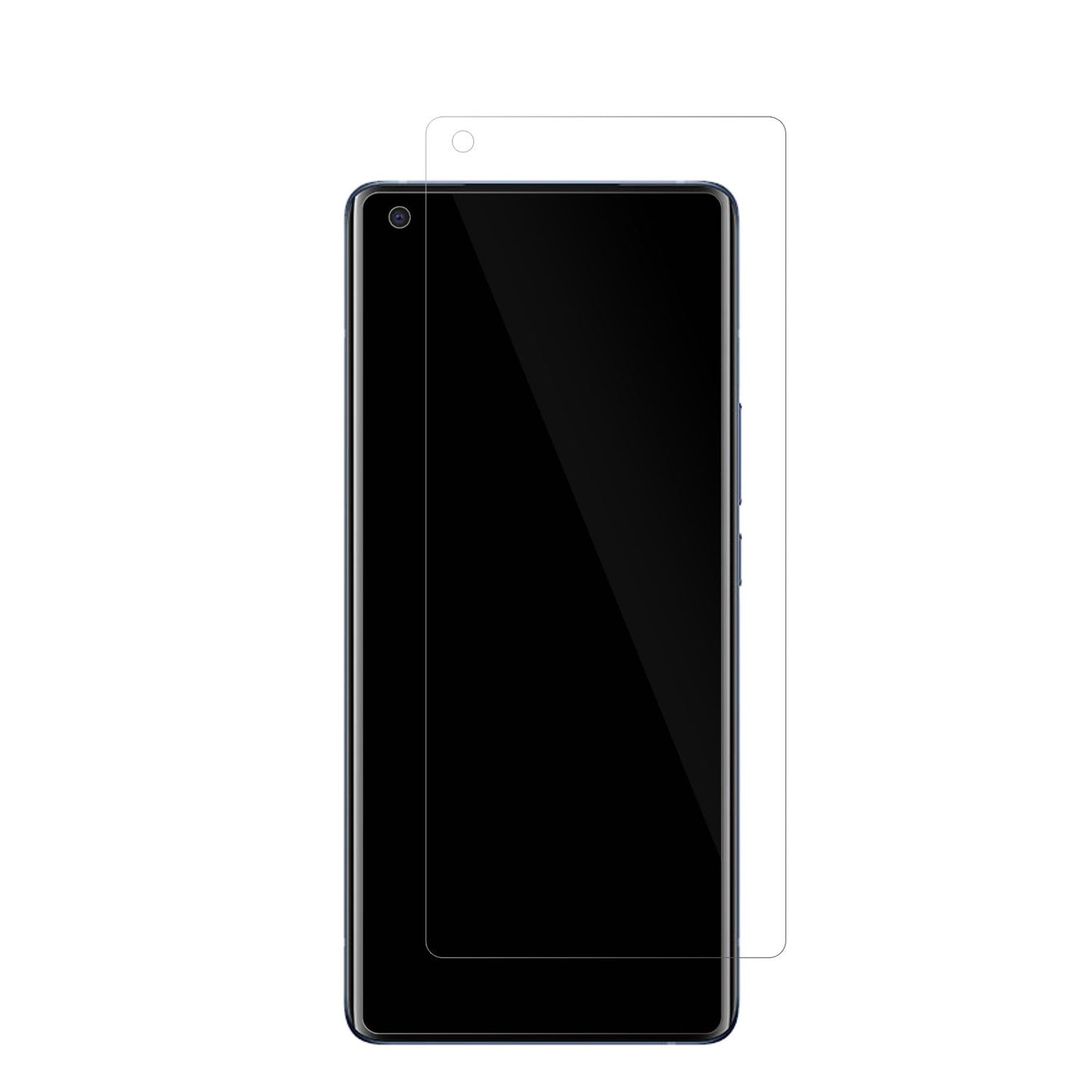 VIVOX50 Pro Plus mit aufgebrachter dipos Displayschutzfolie, glasklare Darstellung ohne Einschränkungen
