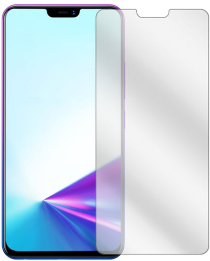 VivoZ3x mit aufgebrachter dipos Displayschutzfolie, glasklare Darstellung ohne Einschränkungen