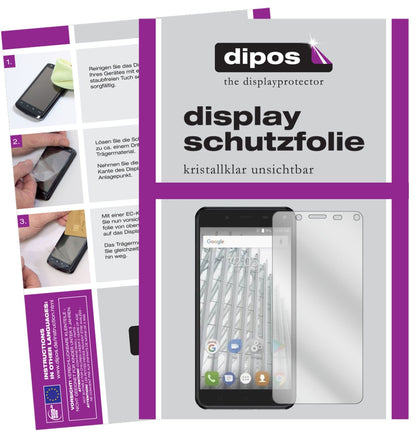 WaltonPrimo HM4i mit aufgebrachter dipos Displayschutzfolie, glasklare Darstellung ohne Einschränkungen