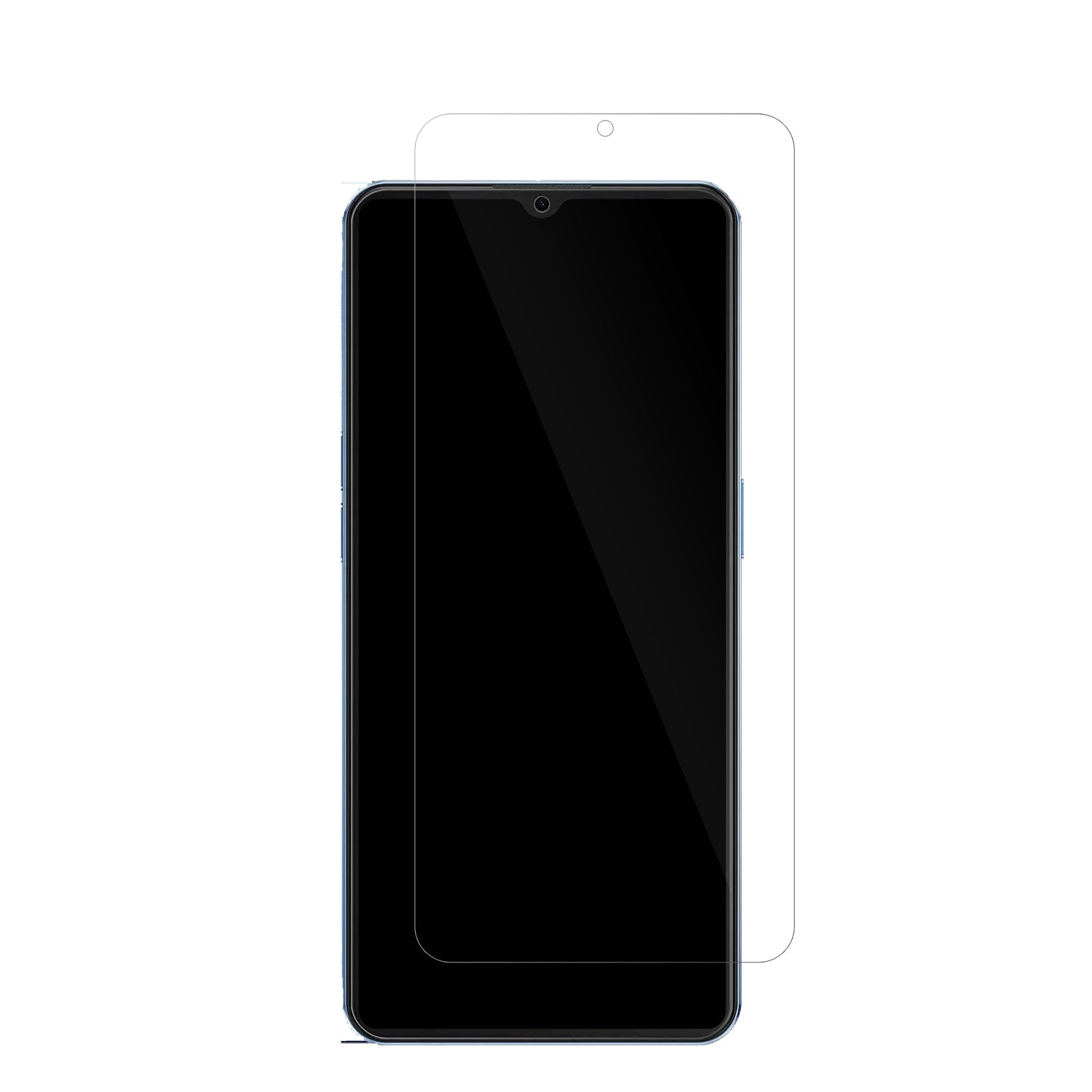 XGodyMate 50 mit aufgebrachter dipos Displayschutzfolie, glasklare Darstellung ohne Einschränkungen