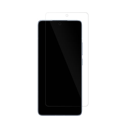 Xiaomi14T Pro mit aufgebrachter dipos Displayschutzfolie, glasklare Darstellung ohne Einschränkungen