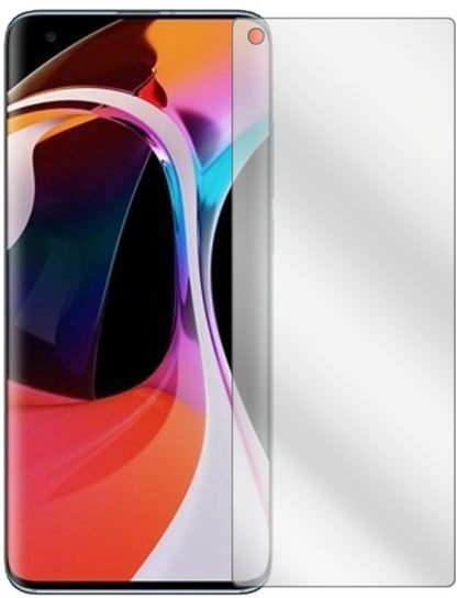 XiaomiMi 10 Pro mit aufgebrachter dipos Displayschutzfolie, glasklare Darstellung ohne Einschränkungen