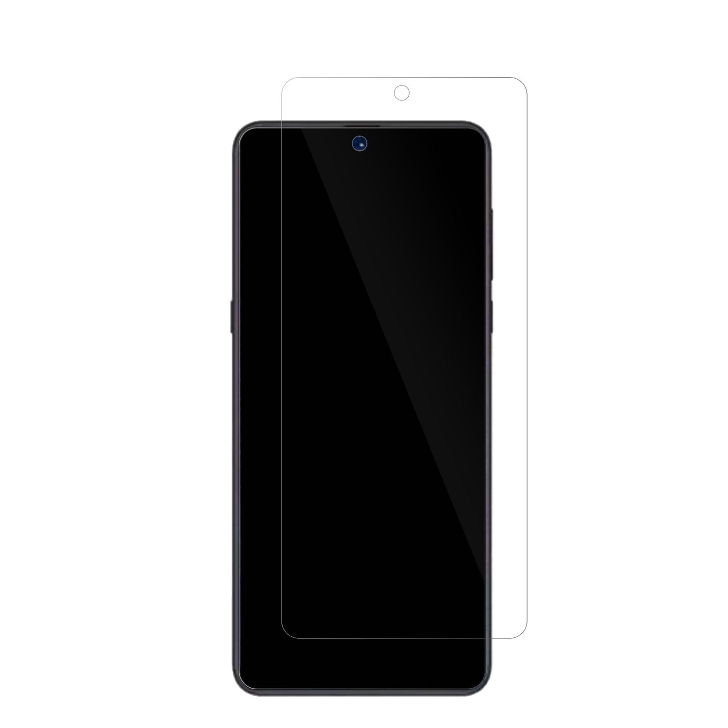 XiaomiMi 12S mit aufgebrachter dipos Displayschutzfolie, glasklare Darstellung ohne Einschränkungen