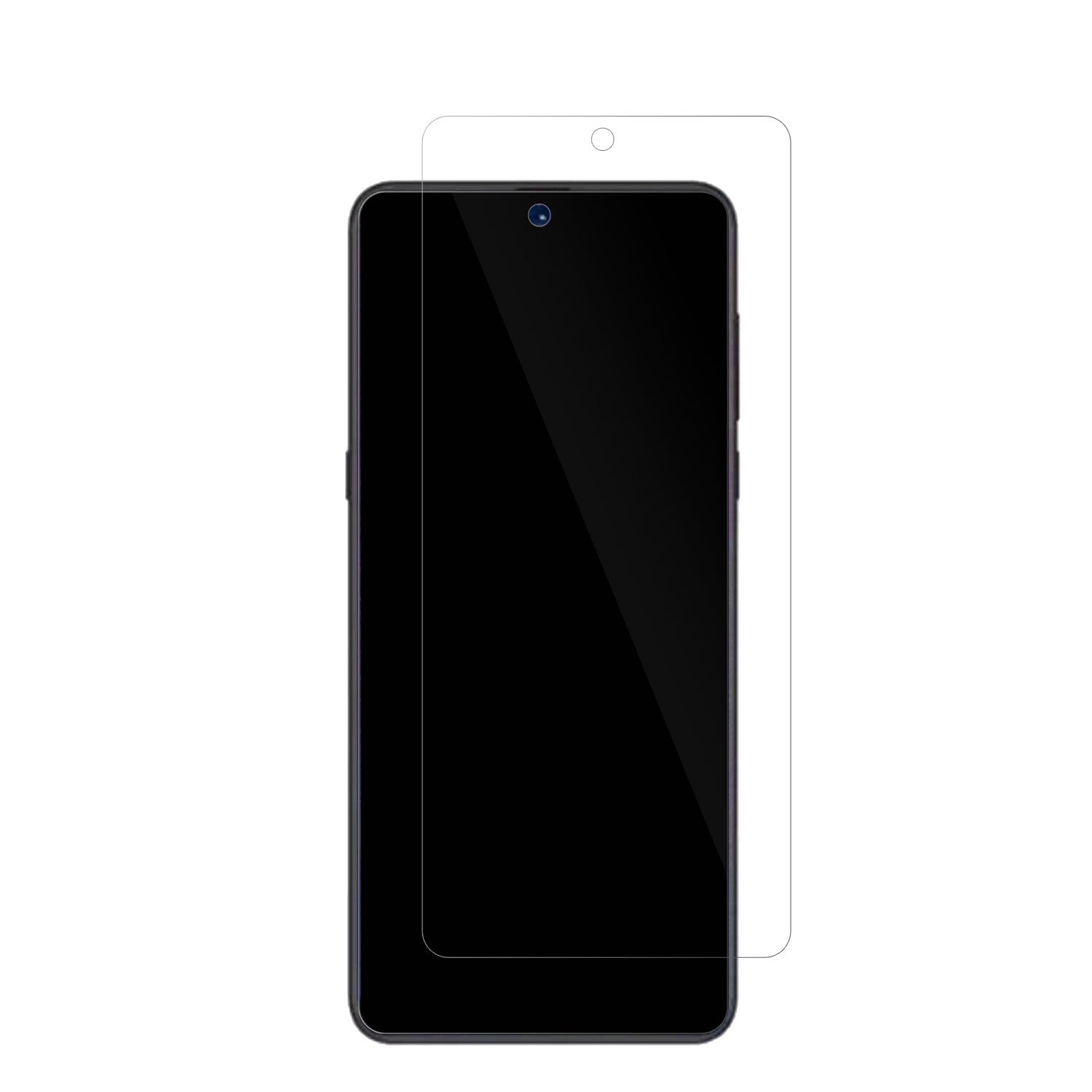 XiaomiMi 12S mit aufgebrachter dipos Displayschutzfolie, glasklare Darstellung ohne Einschränkungen