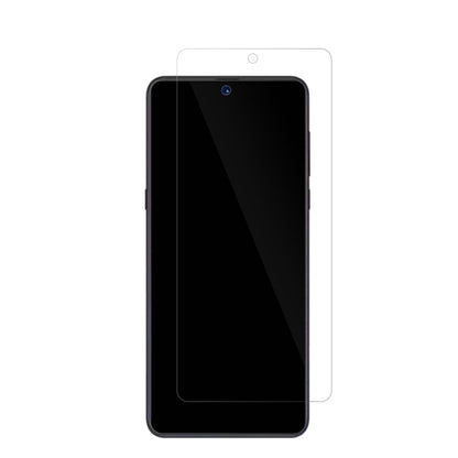 XiaomiMi 12S mit aufgebrachter dipos Displayschutzfolie, glasklare Darstellung ohne Einschränkungen