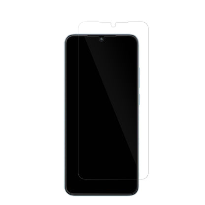 XiaomiPoco C51 mit aufgebrachter dipos Displayschutzfolie, glasklare Darstellung ohne Einschränkungen