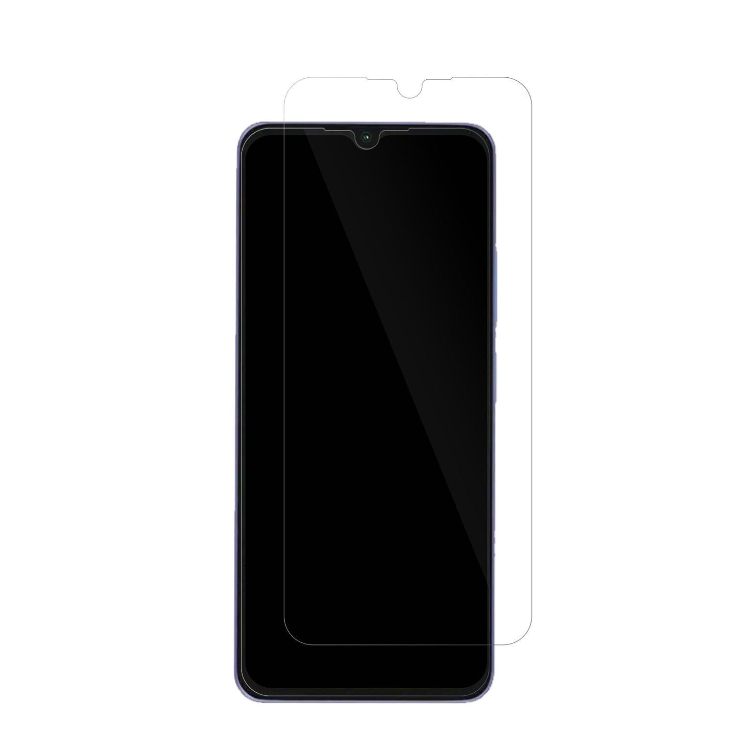 XiaomiPoco C55 mit aufgebrachter dipos Displayschutzfolie, glasklare Darstellung ohne Einschränkungen