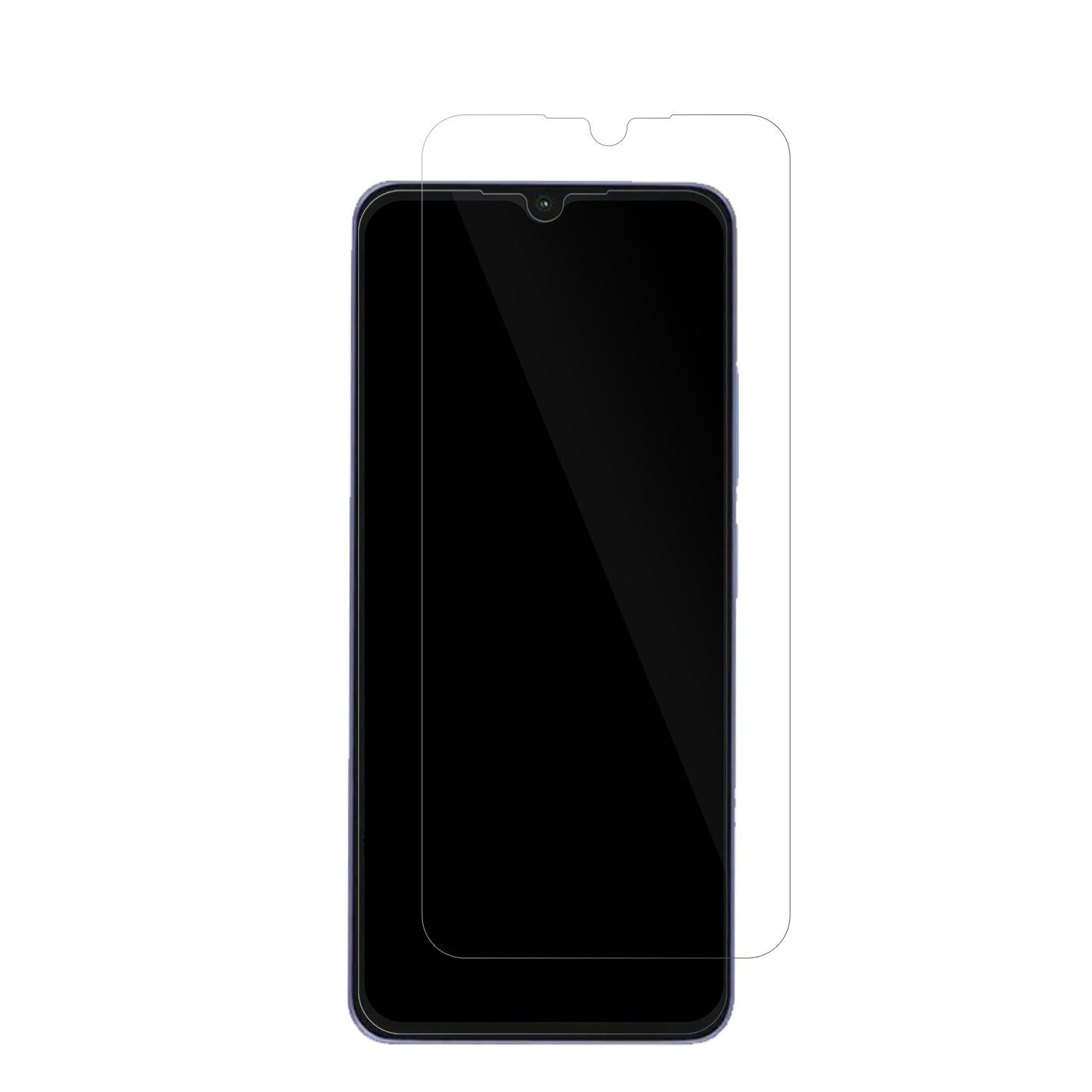 XiaomiPoco C55 mit aufgebrachter dipos Displayschutzfolie, glasklare Darstellung ohne Einschränkungen