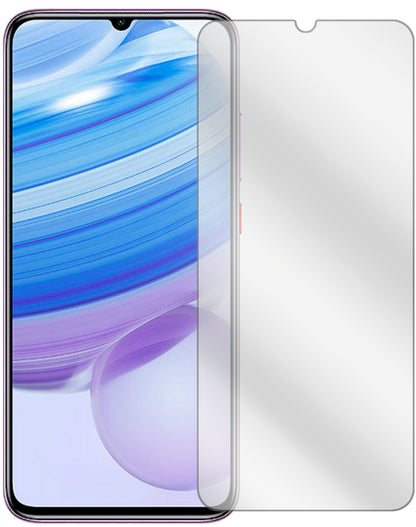 XiaomiRedmi 10X Pro mit aufgebrachter dipos Displayschutzfolie, glasklare Darstellung ohne Einschränkungen