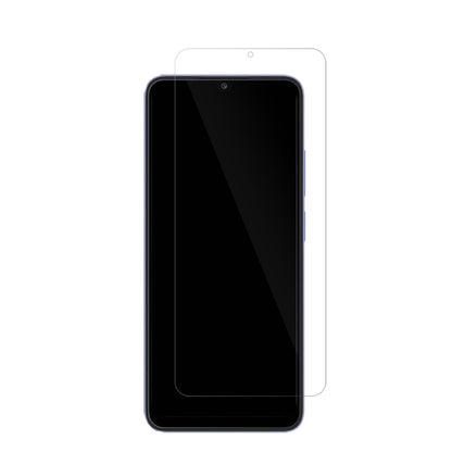 XiaomiRedmi 12C mit aufgebrachter dipos Displayschutzfolie, glasklare Darstellung ohne Einschränkungen