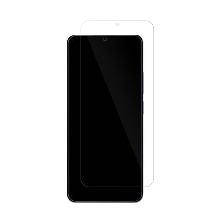 XiaomiRedmi 14R 5G mit aufgebrachter dipos Displayschutzfolie, glasklare Darstellung ohne Einschränkungen