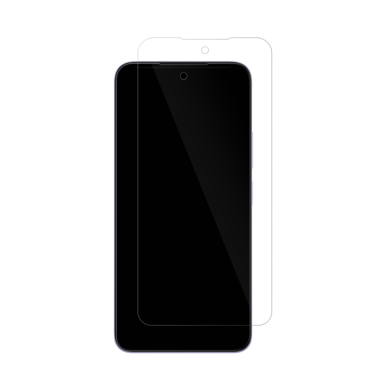 XiaomiRedmi 15 mit aufgebrachter dipos Displayschutzfolie, glasklare Darstellung ohne Einschränkungen
