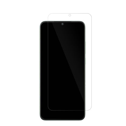 XiaomiRedmi A2 mit aufgebrachter dipos Displayschutzfolie, glasklare Darstellung ohne Einschränkungen