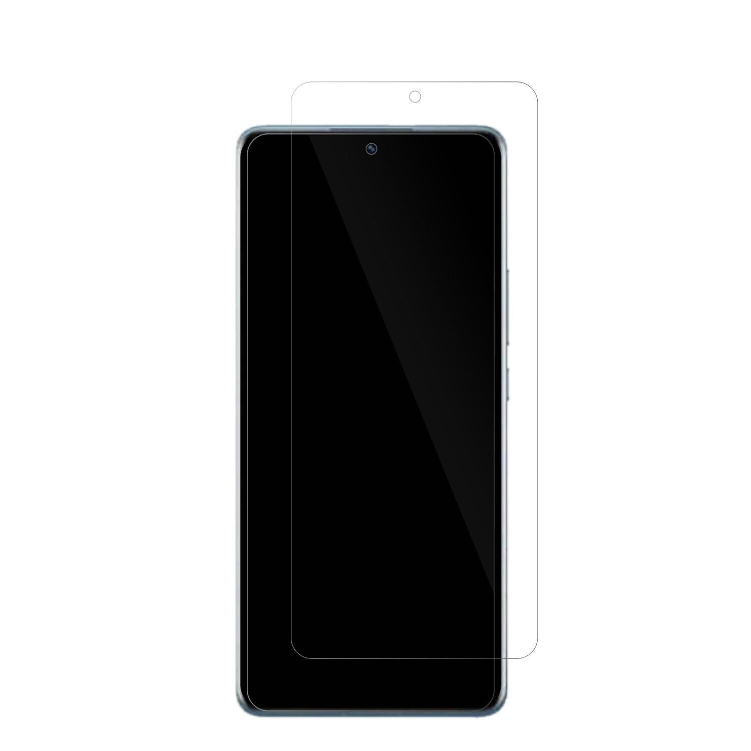XiaomiRedmi K60 mit aufgebrachter dipos Displayschutzfolie, glasklare Darstellung ohne Einschränkungen
