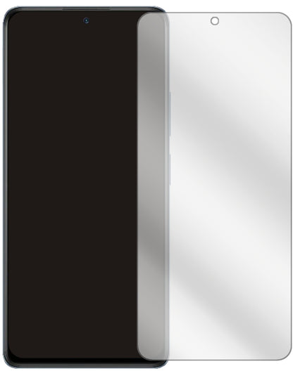 XiaomiRedmi Note 10 Pro Max mit aufgebrachter dipos Displayschutzfolie, glasklare Darstellung ohne Einschränkungen