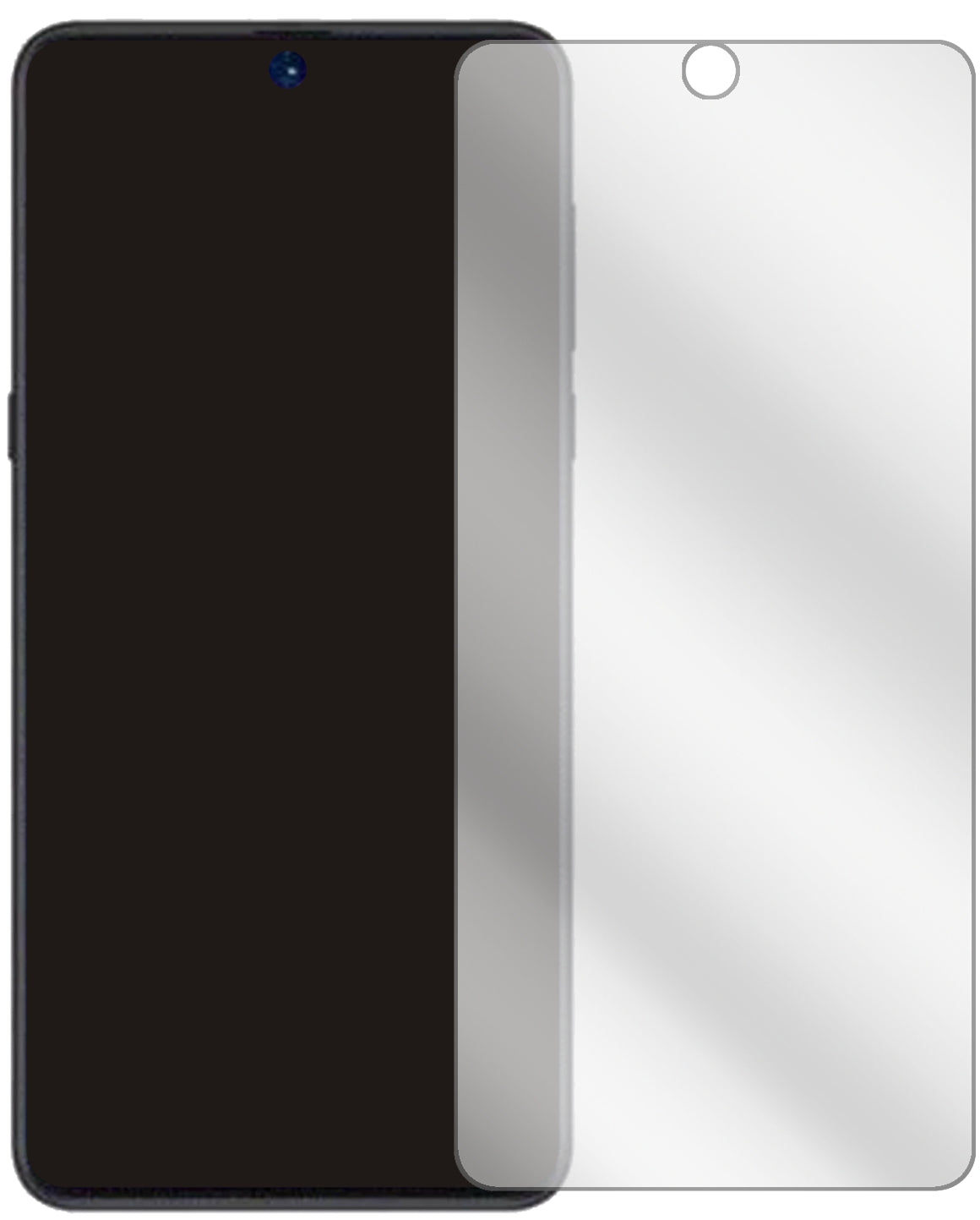 XiaomiRedmi Note 11 Pro mit aufgebrachter dipos Displayschutzfolie, glasklare Darstellung ohne Einschränkungen