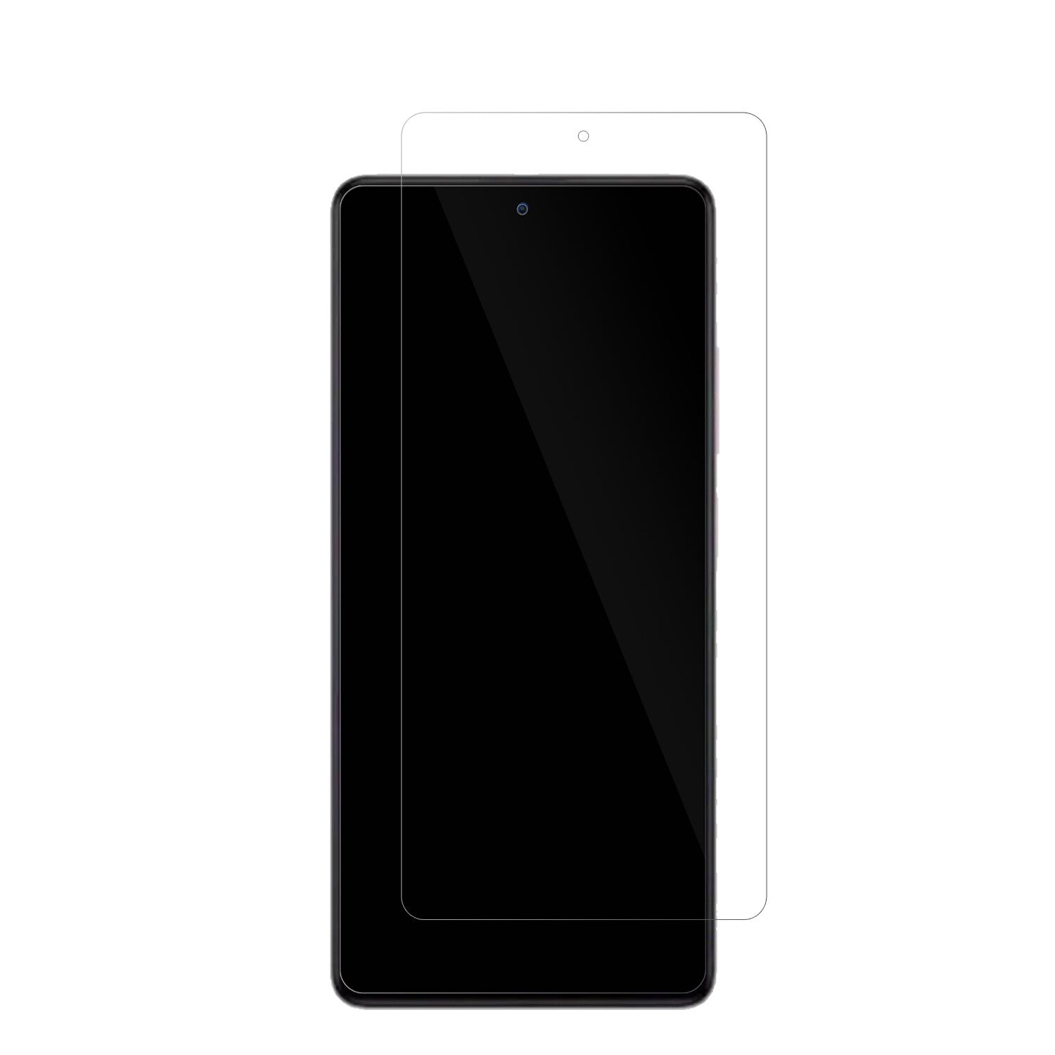 XiaomiRedmi Note 12 Discovery mit aufgebrachter dipos Displayschutzfolie, glasklare Darstellung ohne Einschränkungen