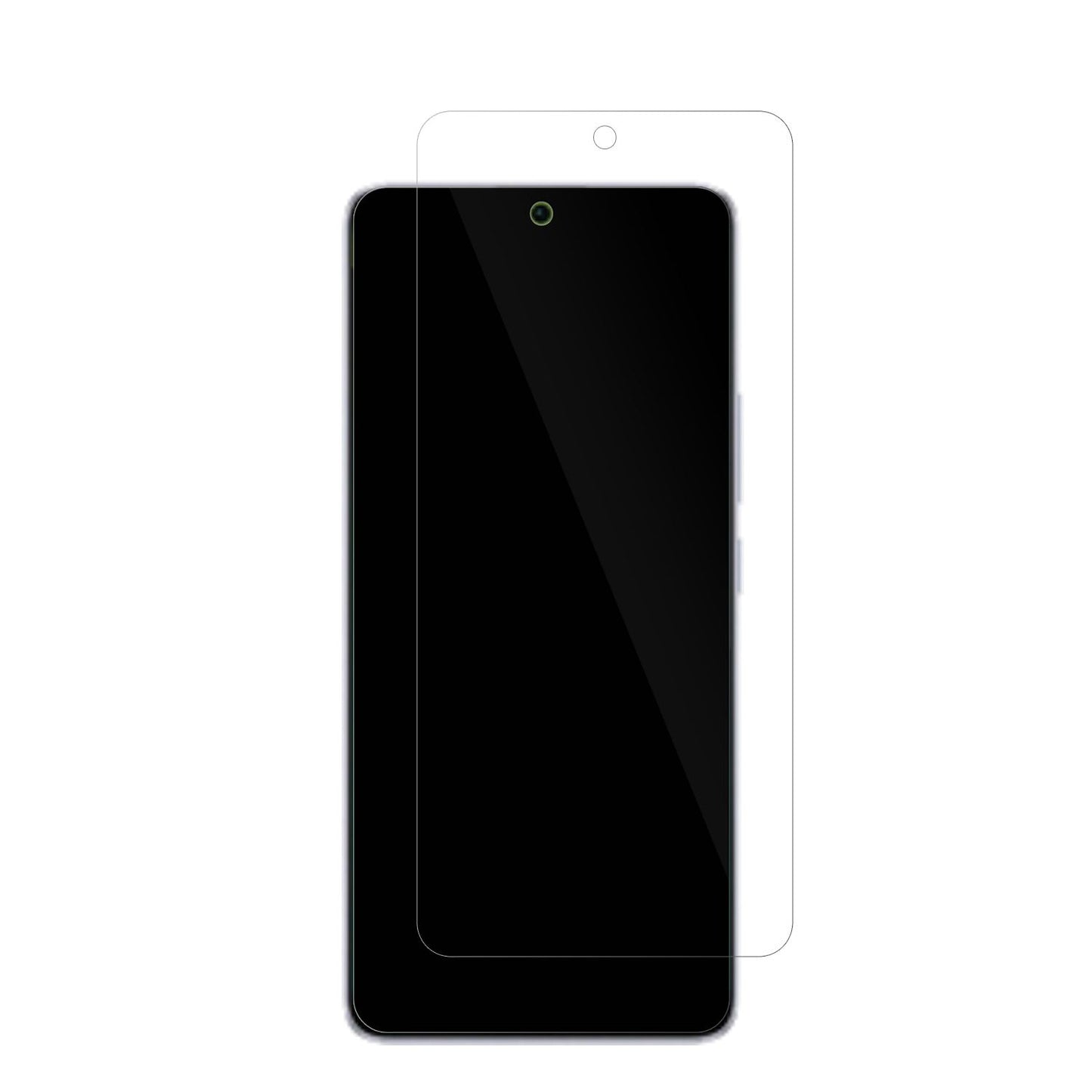XiaomiRedmi Note 13 Pro 5G mit aufgebrachter dipos Displayschutzfolie, glasklare Darstellung ohne Einschränkungen