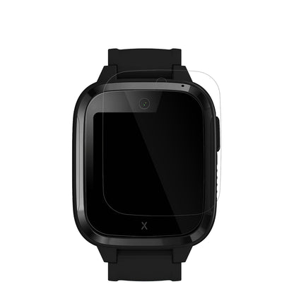 XPLORAKidzi Smartwatch mit aufgebrachter dipos Displayschutzfolie, glasklare Darstellung ohne Einschränkungen