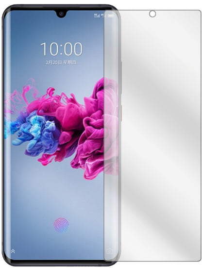 ZTEAxon 11 5G mit aufgebrachter dipos Displayschutzfolie, glasklare Darstellung ohne Einschränkungen