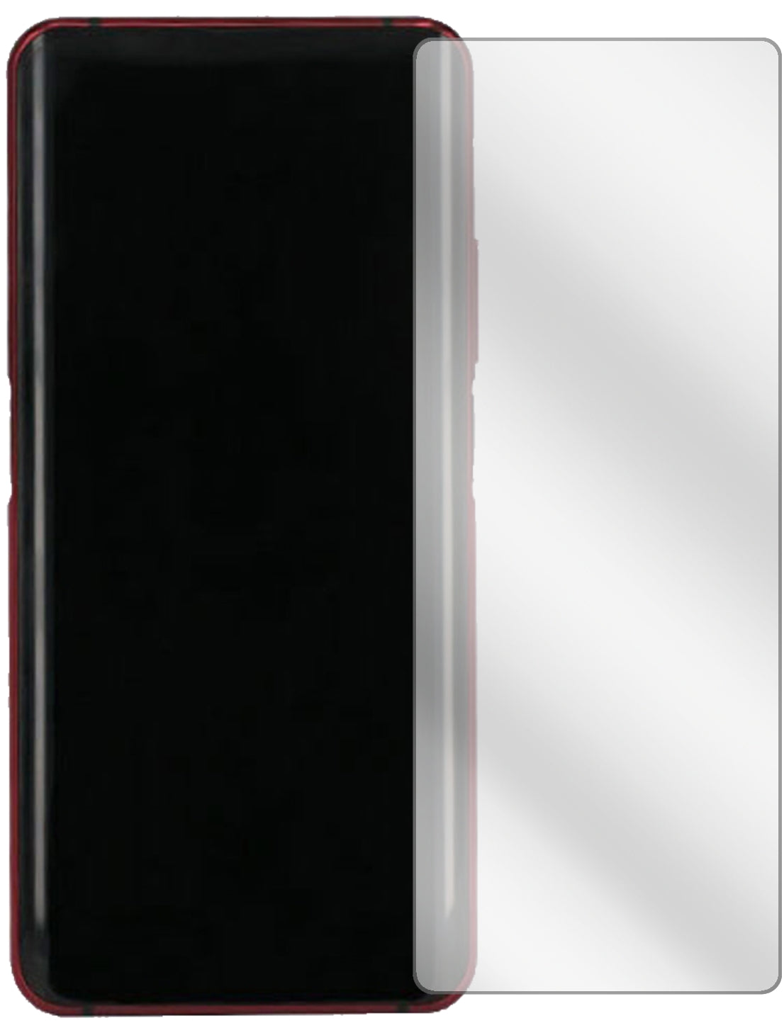 ZTEnubia Z20 mit aufgebrachter dipos Displayschutzfolie, glasklare Darstellung ohne Einschränkungen